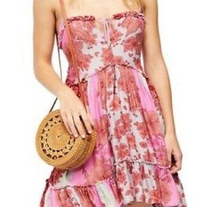 Summer Storm Slip Dress in Pink